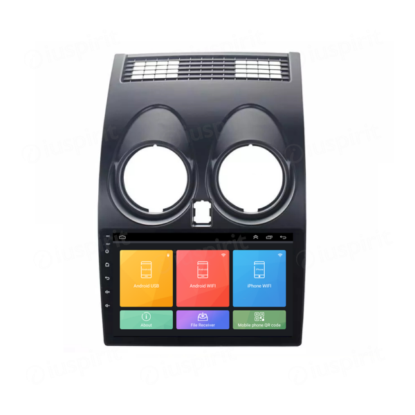 ANDROID autoradio navigatore per Nissan Qashqai J10 2007-2013 GPS WI-FI USB Bluetooth MirrorLink - immagine 6