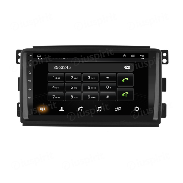 ANDROID autoradio navigatore per Smart Fortwo W451 2006-2010 GPS WI-FI USB Bluetooth MirrorLink - immagine 2