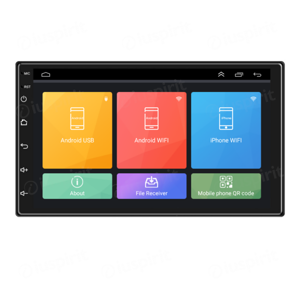 ANDROID autoradio navigatore universale GPS WI-FI USB Bluetooth MirrorLink display 7 pollici touch-screen - immagine 7