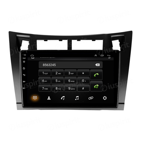 ANDROID autoradio navigatore per Toyota Yaris 2005-2011 GPS WI-FI USB Bluetooth MirrorLink - immagine 2