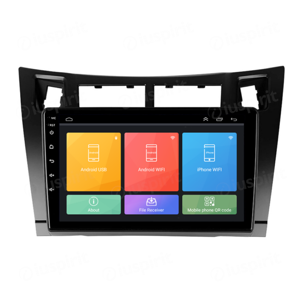 ANDROID autoradio navigatore per Toyota Yaris 2005-2011 GPS WI-FI USB Bluetooth MirrorLink - immagine 7