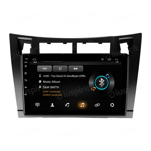 ANDROID autoradio navigatore per Toyota Yaris 2005-2011 GPS WI-FI USB Bluetooth MirrorLink - immagine 8