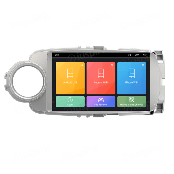 ANDROID autoradio navigatore per Toyota Yaris 2012-2017 GPS WI-FI USB Bluetooth MirrorLink - immagine 7