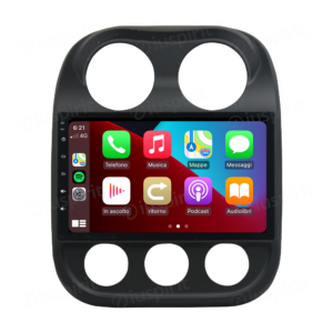 ANDROID autoradio navigatore per Jeep Compass Jeep Patriot 2009-2016 CarPlay Android Auto GPS USB WI-FI Bluetooth 4G LTE