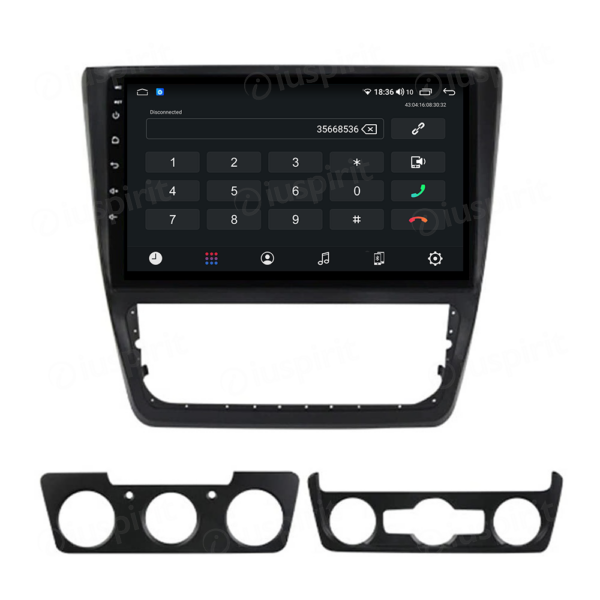 ANDROID car navigation system for Skoda Yeti 2004-2014 CarPlay Android Car GPS USB WI-FI Bluetooth 4G LTE - Image 2