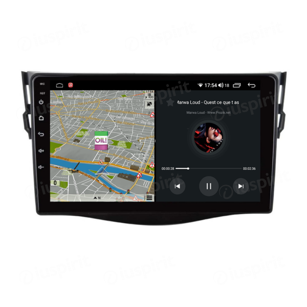 ANDROID car navigation system for Toyota RAV4 RAV-4 2006-2012 CarPlay Android Auto GPS USB WI-FI Bluetooth 4G LTE - Image 4