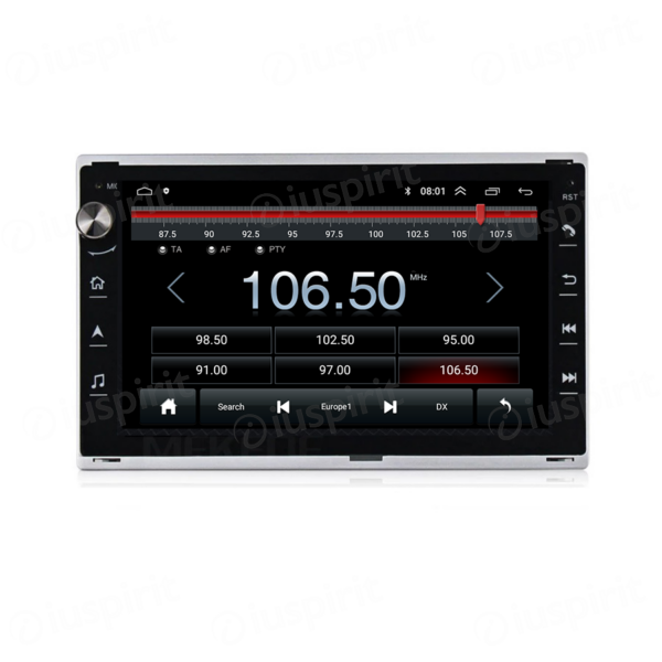ANDROID autoradio navigatore per VW Golf 4 Passat B5 Bora Polo Trasporter T4 Trasporter T5 Jetta Chico Sharan Lupo Seat Ibiza GPS WI-FI USB Bluetooth MirrorLink - immagine 5