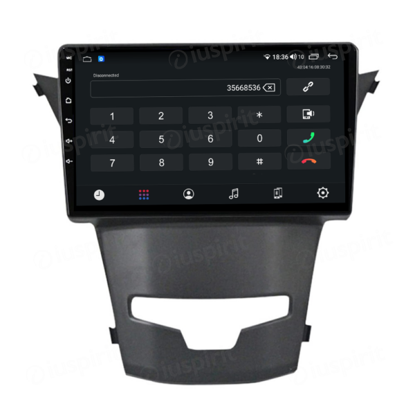ANDROID autoradio navigatore per SsangYong Korando 2013-2018 CarPlay Android Auto GPS USB WI-FI Bluetooth 4G LTE - immagine 2