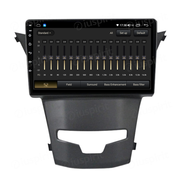 ANDROID autoradio navigatore per SsangYong Korando 2013-2018 CarPlay Android Auto GPS USB WI-FI Bluetooth 4G LTE - immagine 3