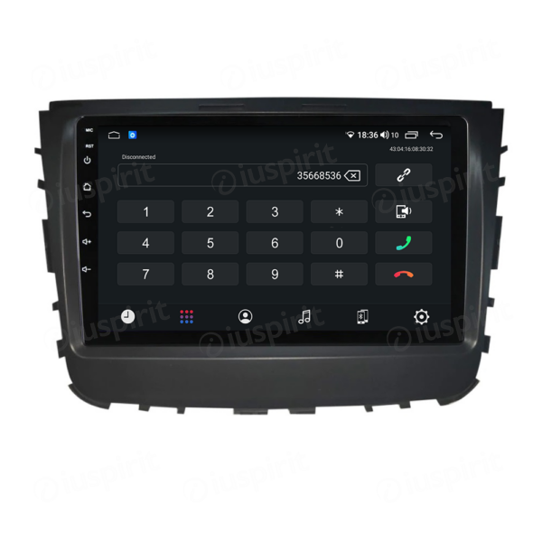 ANDROID autoradio navigatore per SsangYong Rexton 2017-2021 CarPlay Android Auto GPS USB WI-FI Bluetooth 4G LTE - immagine 2
