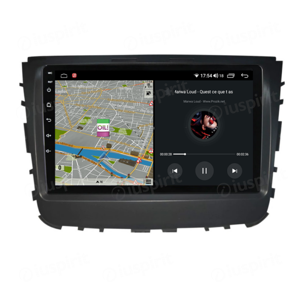 ANDROID autoradio navigatore per SsangYong Rexton 2017-2021 CarPlay Android Auto GPS USB WI-FI Bluetooth 4G LTE - immagine 4