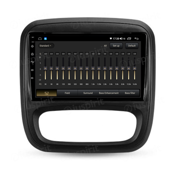 ANDROID autoradio navigatore per Fiat Talento Opel Vivaro B Renault Trafic Nissan NV300 CarPlay Android Auto GPS USB WI-FI Bluetooth 4G LTE - immagine 3