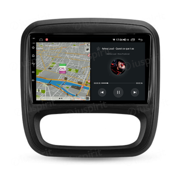 ANDROID autoradio navigatore per Fiat Talento Opel Vivaro B Renault Trafic Nissan NV300 CarPlay Android Auto GPS USB WI-FI Bluetooth 4G LTE - immagine 4