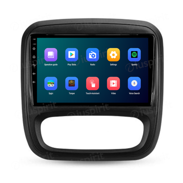ANDROID autoradio navigatore per Fiat Talento Opel Vivaro B Renault Trafic Nissan NV300 CarPlay Android Auto GPS USB WI-FI Bluetooth 4G LTE - immagine 5