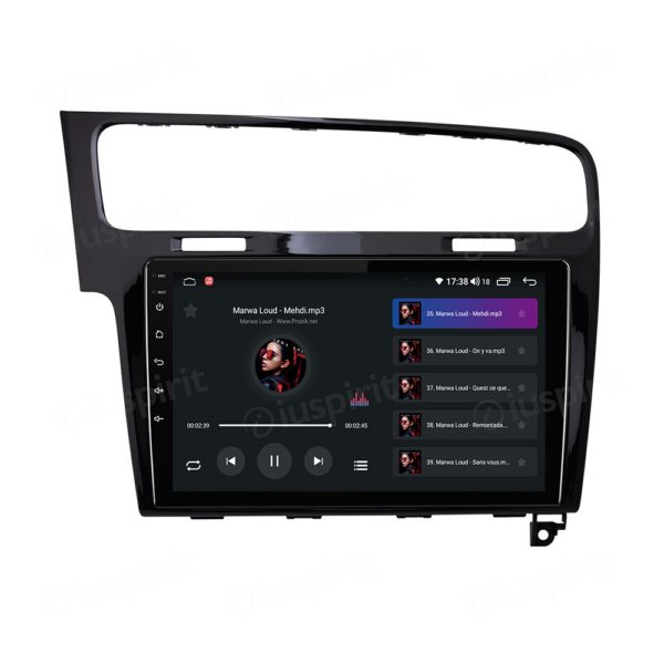 ANDROID autoradio navigatore per VW Golf 7 CarPlay Android Auto GPS USB WI-FI Bluetooth 4G LTE nero lucido - immagine 6