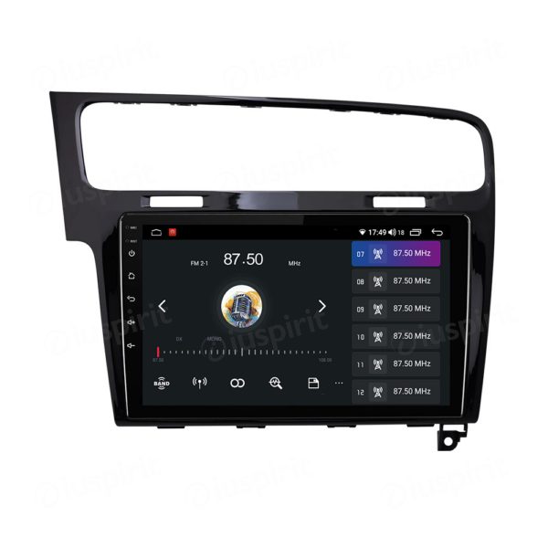 ANDROID autoradio navigatore per VW Golf 7 CarPlay Android Auto GPS USB WI-FI Bluetooth 4G LTE nero lucido - immagine 7