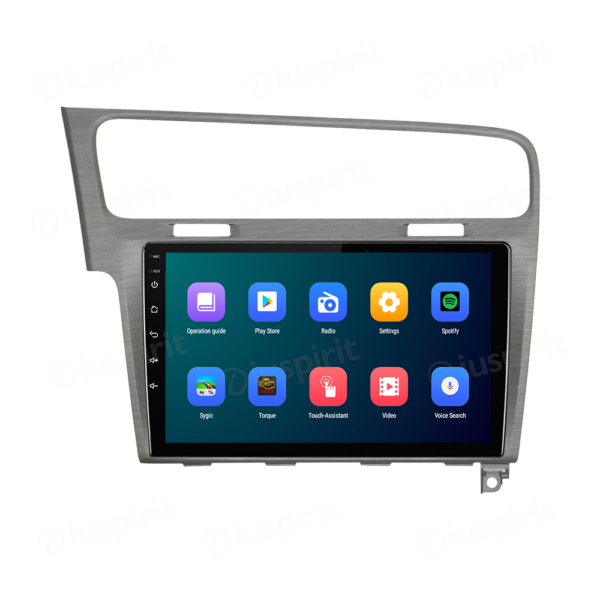 ANDROID autoradio navigatore per VW Golf 7 CarPlay Android Auto GPS USB WI-FI Bluetooth 4G LTE grigio satinato - immagine 5