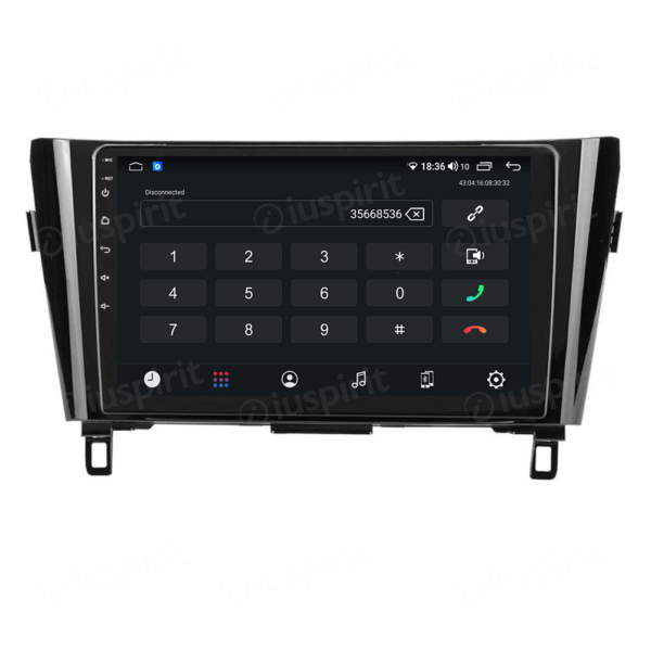 ANDROID autoradio navigatore per Nissan Qashqai J11 2 Nissan X-Trail Nissan Rogue 2014-2020 CarPlay Android Auto GPS USB WI-FI Bluetooth 4G LTE - immagine 2