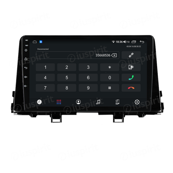 ANDROID car navigation system for Kia Picanto 2017-2020 CarPlay Android Car GPS USB WI-FI Bluetooth 4G LTE - Image 2