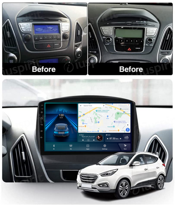 ANDROID car navigation system for Hyundai IX35 2009-2015 CarPlay Android Car GPS USB WI-FI Bluetooth 4G LTE - Image 7