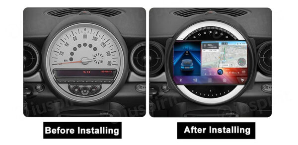 ANDROID autoradio navigatore per MINI COOPER R56 R60 2007-2015 CarPlay Android Auto GPS USB WI-FI Bluetooth 4G LTE - immagine 5