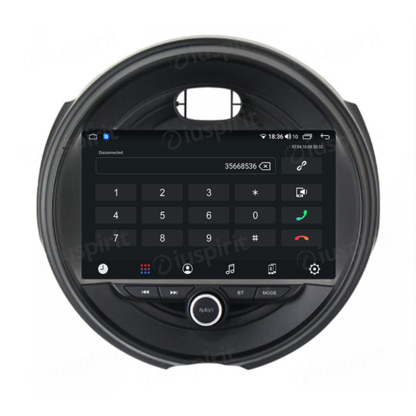 ANDROID autoradio navigatore per MINI COOPER R55 R56 2014-2020 CarPlay Android Auto GPS USB WI-FI Bluetooth 4G LTE - immagine 2