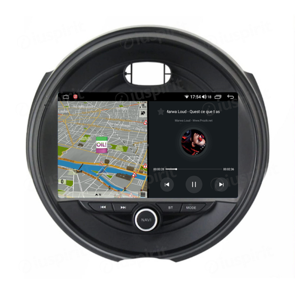 ANDROID autoradio navigatore per MINI COOPER R55 R56 2014-2020 CarPlay Android Auto GPS USB WI-FI Bluetooth 4G LTE - immagine 4