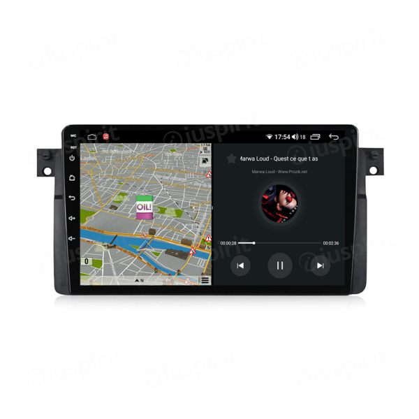 ANDROID autoradio navigatore per BMW E46 BMW M3 Rover 75 MG ZT CarPlay Android Auto GPS USB WI-FI Bluetooth 4G LTE - immagine 4