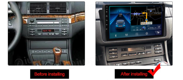 ANDROID autoradio navigatore per BMW E46 BMW M3 Rover 75 MG ZT CarPlay Android Auto GPS USB WI-FI Bluetooth 4G LTE - immagine 7