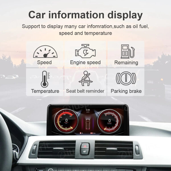 ANDROID navigatore per BMW Serie 3 F30 F31 F34 F35 G20 Serie 4 F32 F33 F36 2018-2019 Sistema EVO 10.25 pollici WI-FI GPS 4G LTE Bluetooth MirrorLink 4GB RAM 64GB ROM - immagine 7