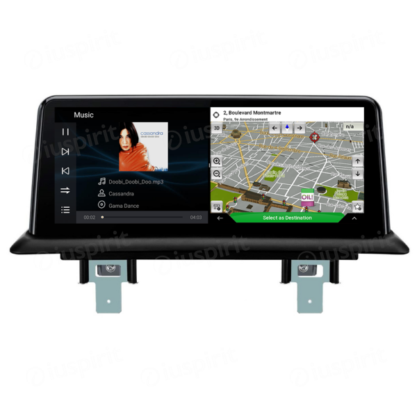 ANDROID navigatore per BMW serie 1 BMW E81 BMW E82 BMW E87 BMW E88 Sistema originale CCC 10.25 pollici WI-FI GPS 4G LTE Bluetooth MirrorLink 4GB RAM 64GB ROM - immagine 6