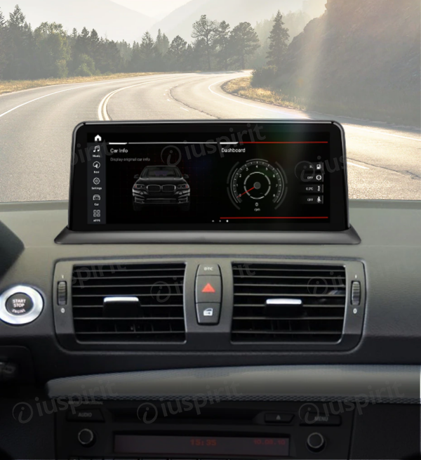 ANDROID navigatore per BMW serie 1 BMW E81 BMW E82 BMW E87 BMW E88 Sistema originale CCC 10.25 pollici WI-FI GPS 4G LTE Bluetooth MirrorLink 4GB RAM 64GB ROM - immagine 7
