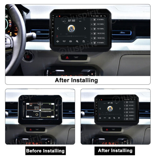 ANDROID autoradio navigatore per Suzuki Ignis 2016-2020 CarPlay Android Auto GPS USB WI-FI Bluetooth 4G LTE - immagine 6
