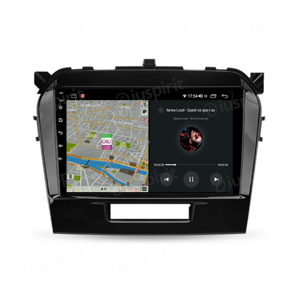 ANDROID autoradio navigatore per Suzuki Vitara 2014-2018 CarPlay Android Auto GPS USB WI-FI Bluetooth 4G LTE - immagine 4