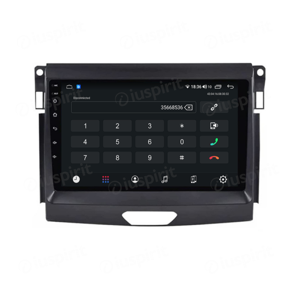 ANDROID car navigation system for Ford Ranger 2015-2021 CarPlay Android Car GPS USB WI-FI Bluetooth 4G LTE - Image 2