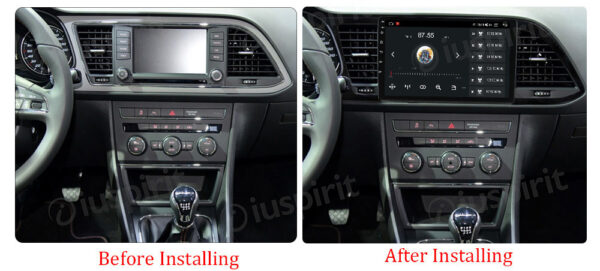 ANDROID autoradio navigatore per Seat Leon 3 2013-2018 CarPlay Android Auto GPS USB WI-FI Bluetooth 4G LTE - immagine 6