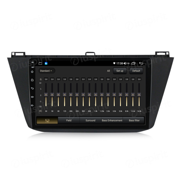 ANDROID autoradio navigatore per VW Tiguan 2016-2019 CarPlay Android Auto GPS USB WI-FI Bluetooth 4G LTE - immagine 3
