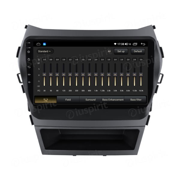 ANDROID autoradio navigatore per Hyundai IX45 Santa Fe 3 2013-2016 CarPlay Android Auto GPS USB WI-FI Bluetooth 4G LTE - immagine 3