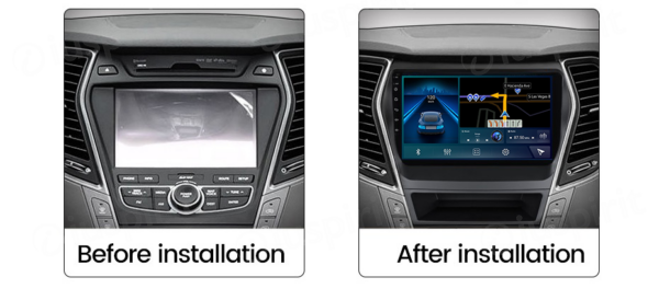 ANDROID autoradio navigatore per Hyundai IX45 Santa Fe 3 2013-2016 CarPlay Android Auto GPS USB WI-FI Bluetooth 4G LTE - immagine 6