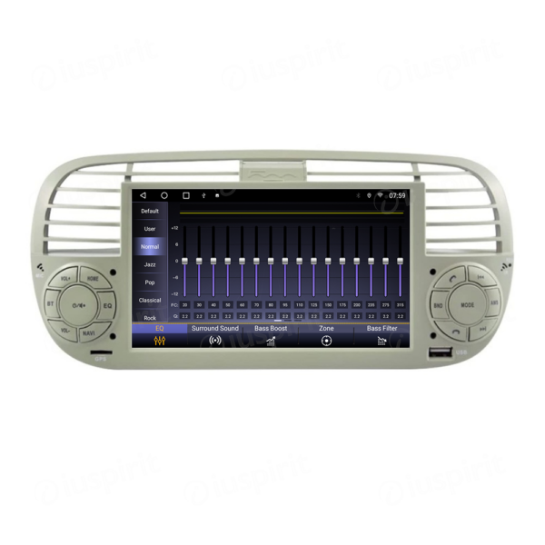 ANDROID car radio navigator for Fiat 500 Fiat Abarth 595 2007-2015 CarPlay Android Auto GPS USB WI-FI Bluetooth 4G LTE - Image 3