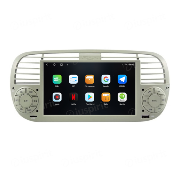 ANDROID car radio navigator for Fiat 500 Fiat Abarth 595 2007-2015 CarPlay Android Auto GPS USB WI-FI Bluetooth 4G LTE - Image 5