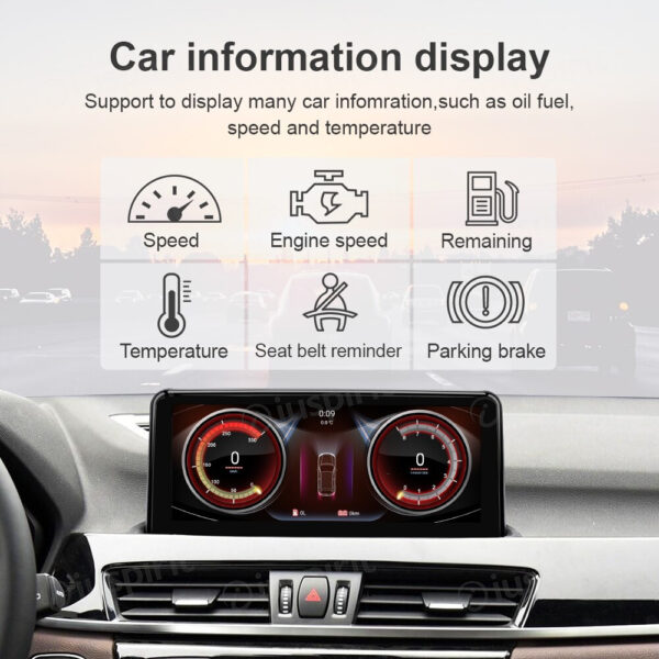 ANDROID navigatore per BMW X1 F48 BMW X2 F39 Sistema originale EVO CarPlay Android Auto 10.25 pollici 4GB RAM 64GB ROM Bluetooth WI-FI GPS 4G LTE - immagine 8