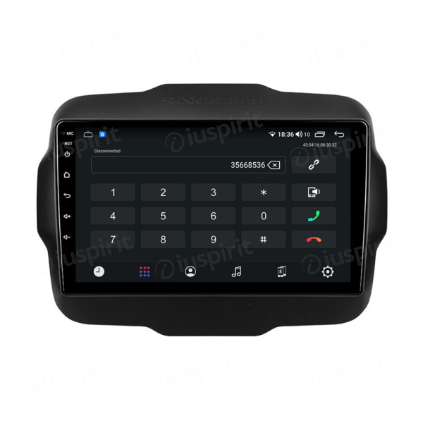 ANDROID autoradio navigatore per Jeep Renegade 2014-2022 CarPlay Android Auto GPS USB WI-FI Bluetooth 4G LTE - immagine 2