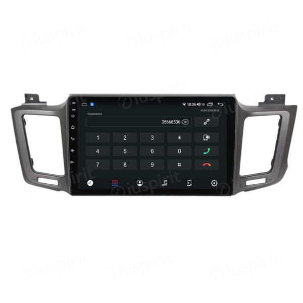 ANDROID autoradio navigatore per Toyota RAV4 RAV-4 2013-2018 CarPlay Android Auto GPS USB WI-FI Bluetooth 4G LTE - immagine 2
