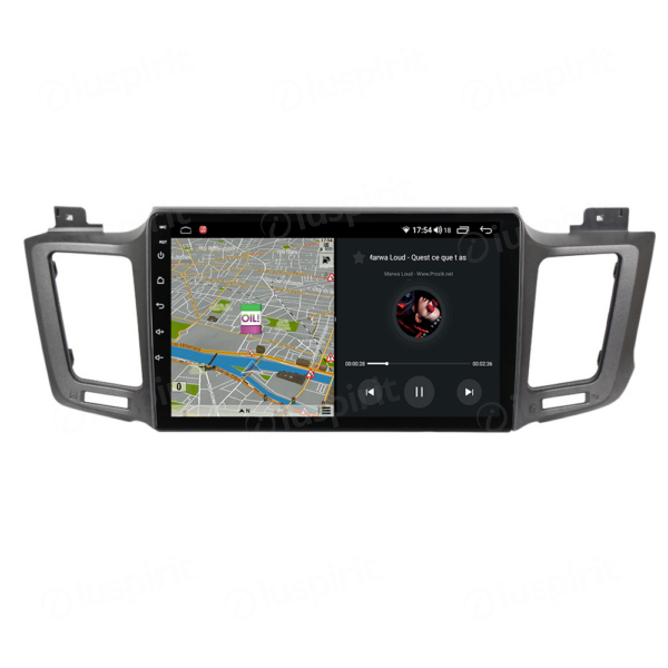 ANDROID autoradio navigatore per Toyota RAV4 RAV-4 2013-2018 CarPlay Android Auto GPS USB WI-FI Bluetooth 4G LTE - immagine 4