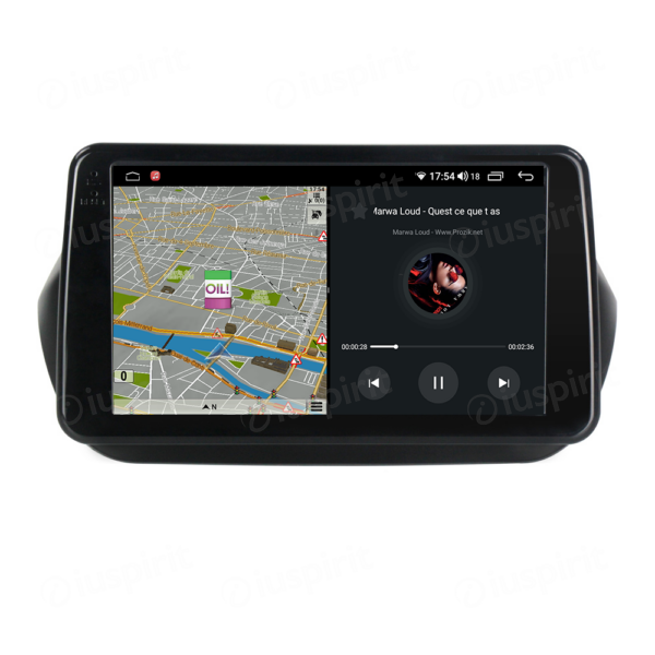ANDROID autoradio navigatore per Fiat Fiorino Fiat Qubo Citroen Nemo Peugeot Bipper CarPlay Android Auto GPS USB WI-FI Bluetooth 4G LTE - immagine 4