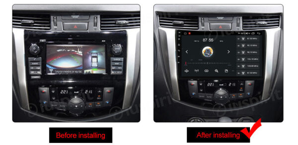 ANDROID autoradio navigatore per Nissan Navara NP300 2011-2016 CarPlay Android Auto GPS USB WI-FI Bluetooth 4G LTE - immagine 6