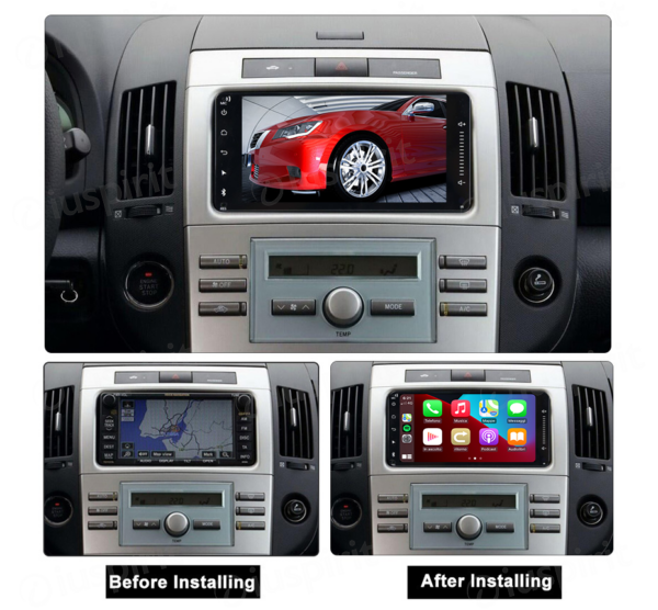 ANDROID car navigation system for Toyota Rav4 Corolla Alphard Innova Camry Land Cruiser Hilux Vios CarPlay Android Car GPS USB WI-FI Bluetooth 4G LTE - Image 7