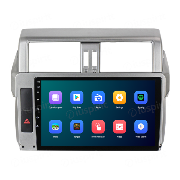 ANDROID autoradio navigatore per Toyota Land Cruiser Prado 150 2013-2017 CarPlay Android Auto GPS USB WI-FI Bluetooth 4G LTE - immagine 5