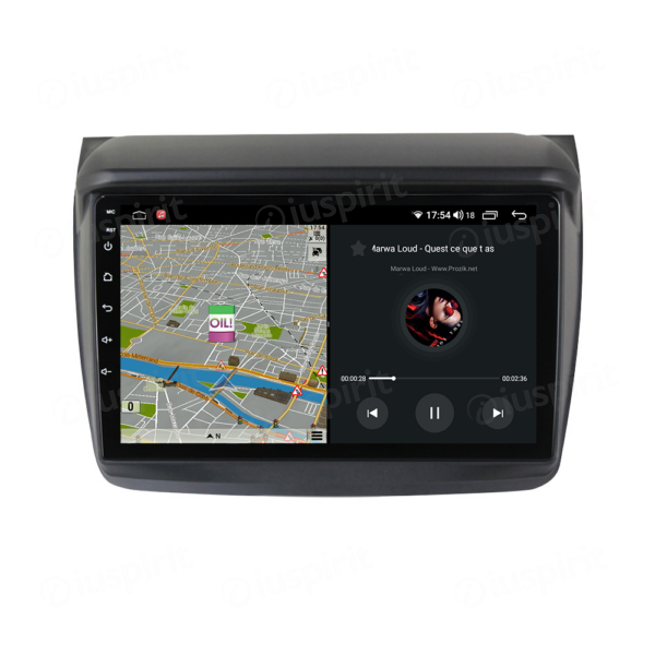ANDROID autoradio navigatore per Mitsubishi Pajero Sport 2 L200 Triton CarPlay Android Auto GPS USB WI-FI Bluetooth 4G LTE - immagine 4